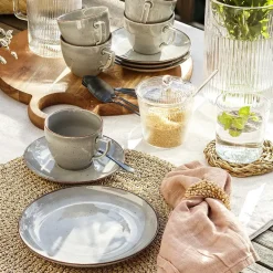 CHODZIEŻ CITY CT01 ŻYWIOŁY Serwis obiadowo-kawowy 30 el / 6 osób / WULKANICZNA ZIEMIA / porcelana