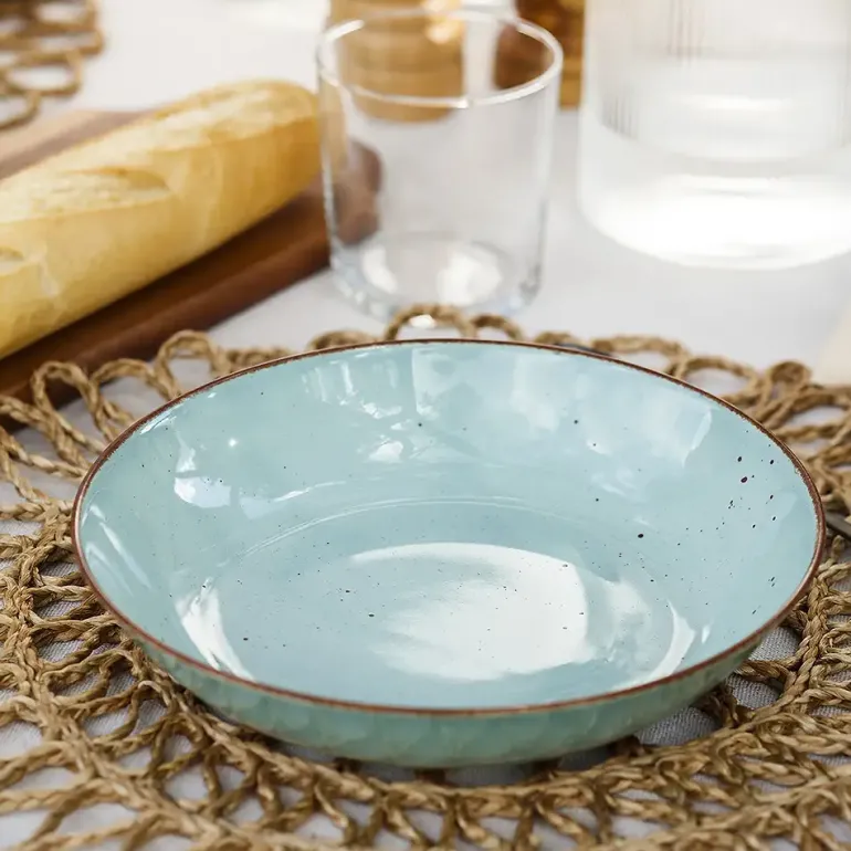 CHODZIEŻ CITY CT05 ŻYWIOŁY Serwis obiadowo-kawowy 60 el / 12 osób / SPOKÓJ OCEANU / porcelana