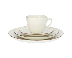 CHODZIEŻ CITY CT02 ŻYWIOŁY Serwis obiadowo-kawowy 36 el / 6 osób / PUSTYNNY PIASEK / porcelana