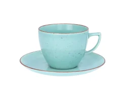 CHODZIEŻ CITY CT05 ŻYWIOŁY Serwis obiadowo-kawowy 72 el / 12 osób / SPOKÓJ OCEANU / porcelana