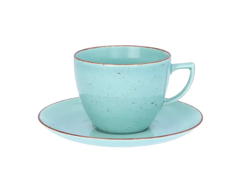 CHODZIEŻ CITY CT05 ŻYWIOŁY Serwis obiadowo-kawowy 72 el / 12 osób / SPOKÓJ OCEANU / porcelana