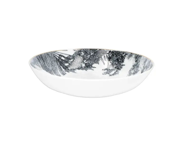 CHODZIEŻ CITY G316 NATURA Talerz głęboki obiadowy 21 cm / porcelana