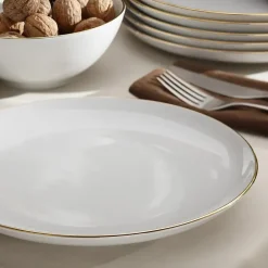 CHODZIEŻ CITY ZŁOTY B326 Serwis obiadowy 54 el / 18 osób / porcelana
