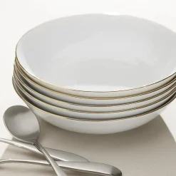 CHODZIEŻ CITY ZŁOTY B326 Serwis obiadowy 54 el / 18 osób / porcelana