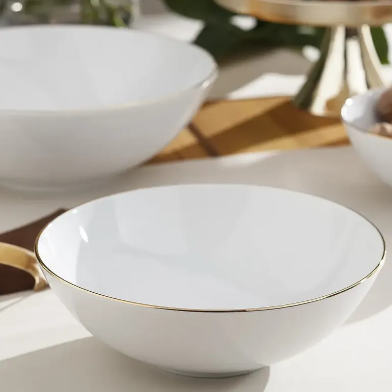 CHODZIEŻ CITY ZŁOTY B326 Serwis obiadowy 36 el / 12 osób / porcelana