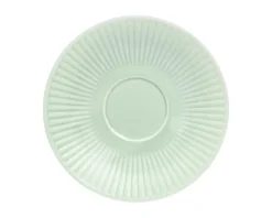 CHODZIEŻ DALIA GL07 FANTAZJA Spodek pod filiżankę 15 cm / pistacja / porcelana