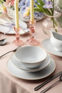 CHODZIEŻ DALIA 3612 ZŁOTA LINIA Serwis obiadowy 44 el / 12 osób / porcelana
