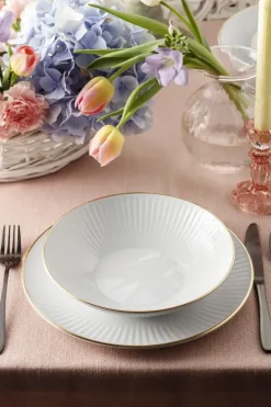 CHODZIEŻ DALIA 3612 ZŁOTA LINIA Serwis obiadowy 44 el / 12 osób / porcelana