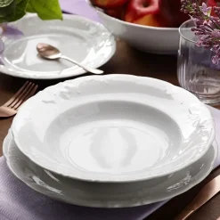 CHODZIEŻ FRYDERYKA BIAŁA C001 Serwis obiadowy 36 el / 12 osób / porcelana