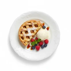 CHODZIEŻ FRYDERYKA BIAŁA C001 Talerz płytki 19 cm / porcelana