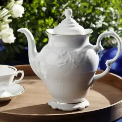 CHODZIEŻ FRYDERYKA ZŁOTA LINIA B236 Serwis kawowy 39 el / 12 osób / porcelana