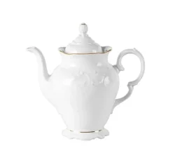 CHODZIEŻ FRYDERYKA ZŁOTA LINIA B236 Serwis kawowy 39 el / 12 osób / porcelana