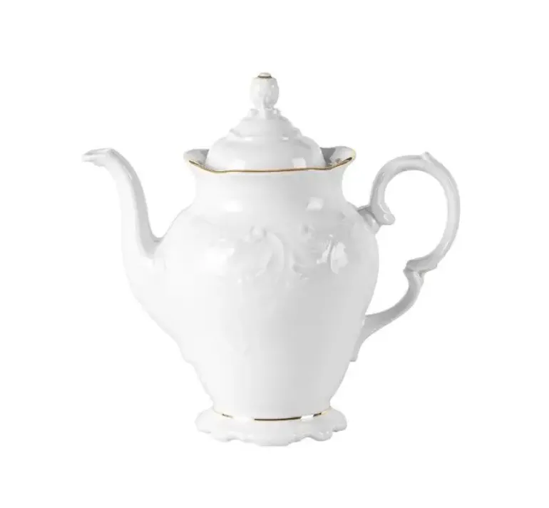 CHODZIEŻ FRYDERYKA ZŁOTA LINIA B236 Serwis kawowy 39 el / 12 osób / porcelana