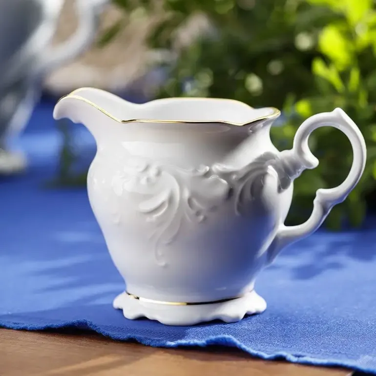 CHODZIEŻ FRYDERYKA ZŁOTA LINIA B236 Serwis kawowy 39 el / 12 osób / porcelana