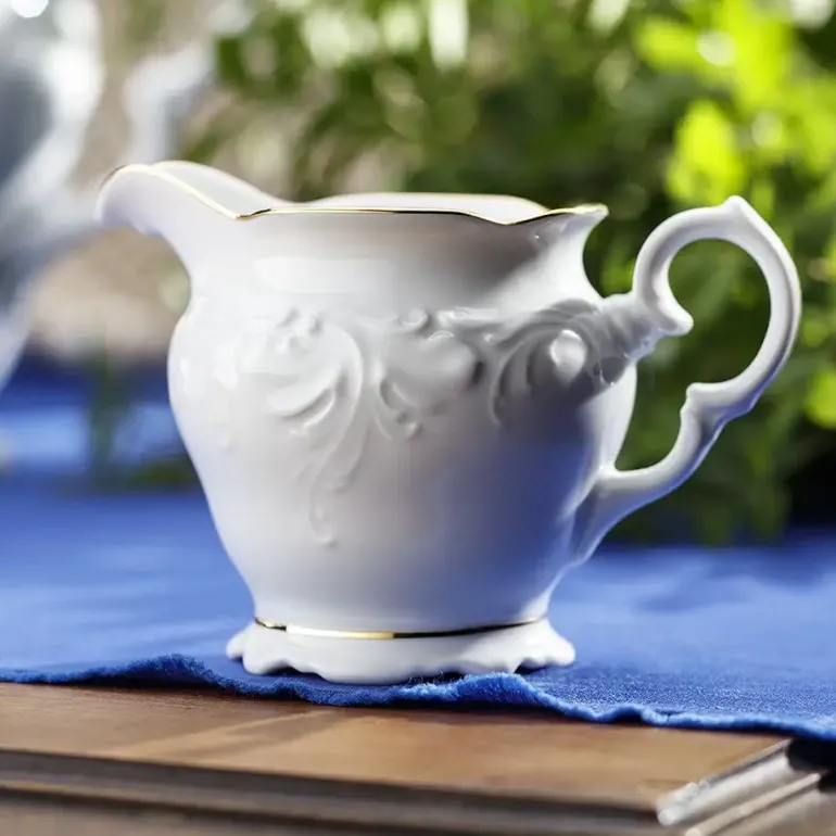 CHODZIEŻ FRYDERYKA ZŁOTA LINIA B236 Serwis kawowy 39 el / 12 osób / porcelana