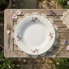 CHODZIEŻ IWONA B026 Serwis obiadowy 36 el 12 osób / porcelana / Chodzieska róża