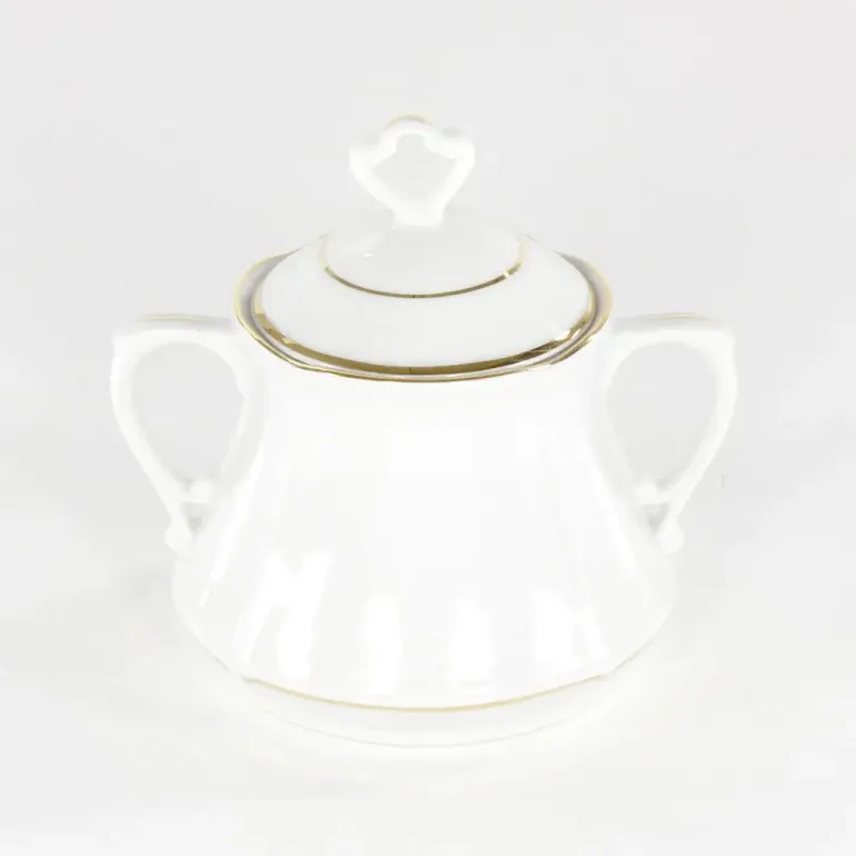 CHODZIEŻ KAMELIA B014 ZŁOTA LINIA Zestaw kawowy 39 el / 12 osób / porcelana