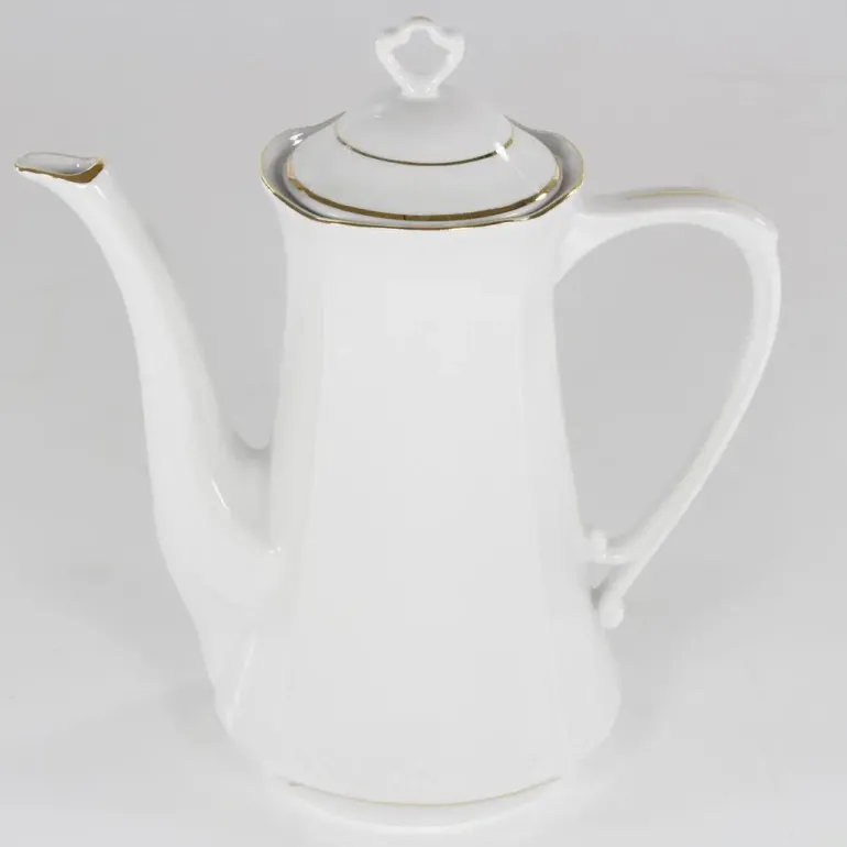 CHODZIEŻ KAMELIA B014 ZŁOTA LINIA Zestaw kawowy 39 el / 12 osób / porcelana