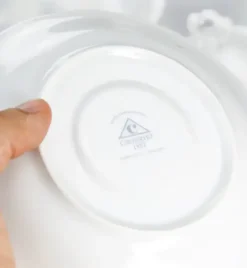 CHODZIEŻ KAMELIA C000 BIAŁA Serwis obiadowo-kawowy 84 el / 12 osób / porcelana