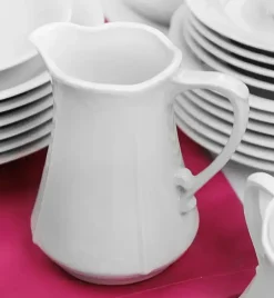 CHODZIEŻ KAMELIA C000 BIAŁA Serwis obiadowo-kawowy 84 el / 12 osób / porcelana