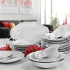 CHODZIEŻ KAMELIA C000 BIAŁA Serwis obiadowy 44 el / 12 osób / porcelana