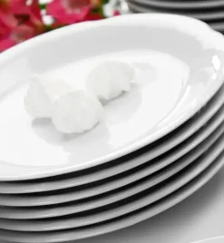 CHODZIEŻ KAMELIA C000 BIAŁA Serwis obiadowy 44 el / 12 osób / porcelana