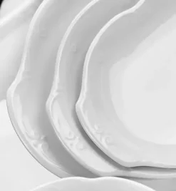 CHODZIEŻ KAMELIA C000 BIAŁA Serwis obiadowy 44 el / 12 osób / porcelana