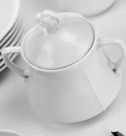 CHODZIEŻ KAMELIA C000 BIAŁA Serwis kawowy 39 el / 12 osób / porcelana