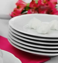 CHODZIEŻ KAMELIA C000 BIAŁA Serwis kawowy 39 el / 12 osób / porcelana