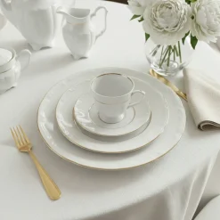 CHODZIEŻ MARIA TERESA B014 ZŁOTA LINIA Zestaw kawowy 39 el / 12 osób / porcelana