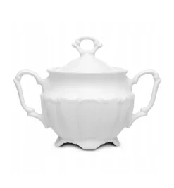 CHODZIEŻ MARIA TERESA C001 BIAŁA Cukiernica z pokrywką 400 ml | porcelana