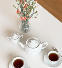 CHODZIEŻ MARIA TERESA C001 BIAŁA Cukiernica z pokrywką 400 ml | porcelana
