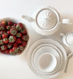 CHODZIEŻ MARIA TERESA C001 BIAŁA Cukiernica z pokrywką 400 ml | porcelana