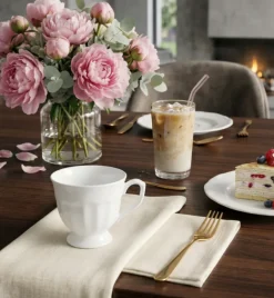 CHODZIEŻ MARIA TERESA C001 BIAŁA Filiżanka 210 ml / porcelana