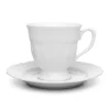 CHODZIEŻ MARIA TERESA C001 BIAŁA Filiżanka 210 ml ze spodkiem / porcelana