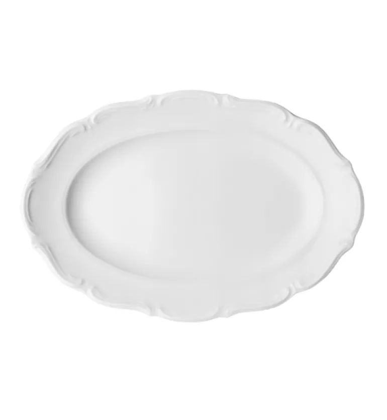 CHODZIEŻ MARIA TERESA C001 BIAŁA Półmis owalny 33 cm | porcelana