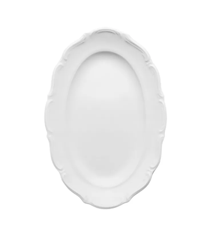 CHODZIEŻ MARIA TERESA C001 BIAŁA Półmis owalny 28 cm | porcelana