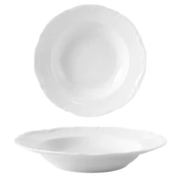 CHODZIEŻ MARIA TERESA C001 BIAŁA Talerz głęboki 22,5 cm / porcelana