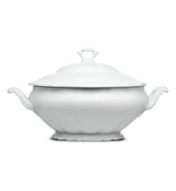 CHODZIEŻ MARIA TERESA C001 BIAŁA Waza 3 l z pokrywką | porcelana