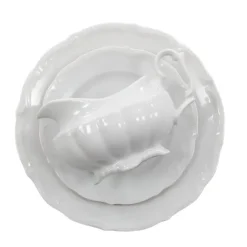 CHODZIEŻ MARIA TERESA C000 BIAŁA Zestaw obiadowy 44 el / 12 osób / porcelana