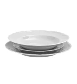 CHODZIEŻ MARIA TERESA C001 BIAŁA Zestaw obiadowy 54 el dla 18 osób / porcelana