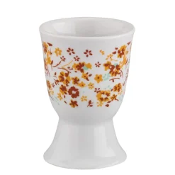 CILIO | Amici | kieliszek na jajko, porcelana, śred. 5 x 7 cm, żółte kwiaty