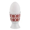 CILIO | Amici | kieliszek na jajko, porcelana, śred. 5 x 7 cm, czerwone kafelki