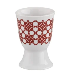CILIO | Amici | kieliszek na jajko, porcelana, śred. 5 x 7 cm, czerwone kafelki