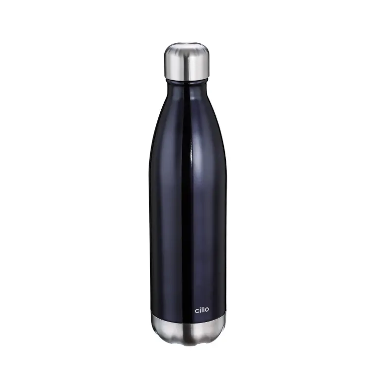 CILIO | butelka termiczna, stalowa czarna, 750 ml