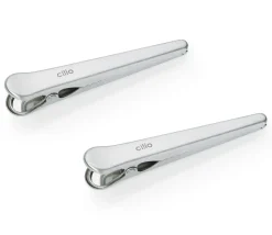 CILIO Klipsy do torebek, 2 szt. / stal nierdzewna / FreeForm