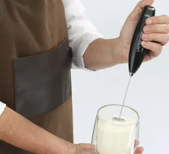 CILIO LATTEFORTE Spieniacz do mleka na stojaku 23 cm / metaliczny błyszczący / FreeForm