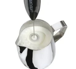 CILIO LATTEFORTE Spieniacz do mleka na stojaku 23 cm / czerwony / FreeForm