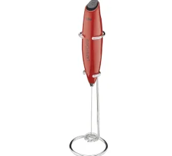 CILIO LATTEFORTE Spieniacz do mleka na stojaku 23 cm / czerwony / FreeForm