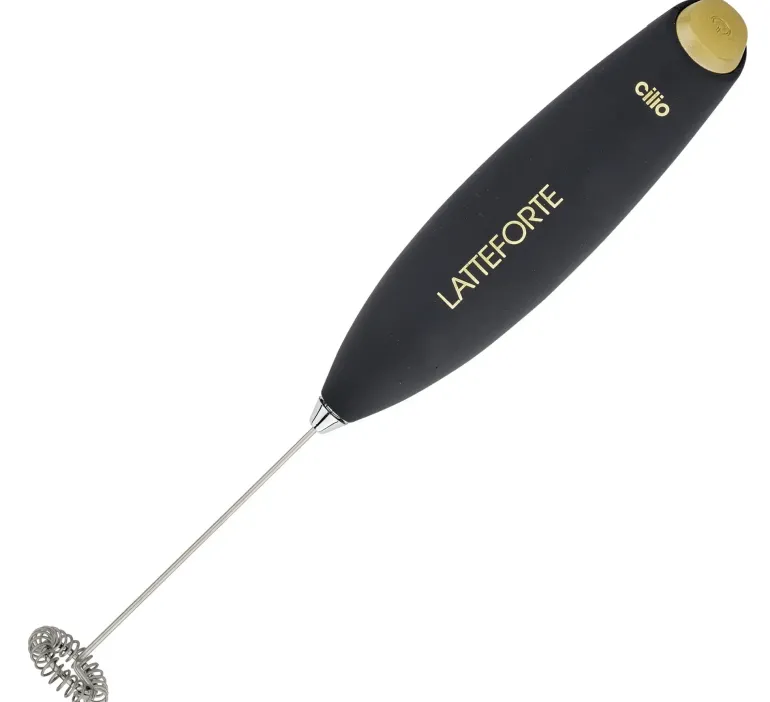 CILIO LATTEFORTE Spieniacz do mleka na stojaku 23 cm / czarny matowy / FreeForm